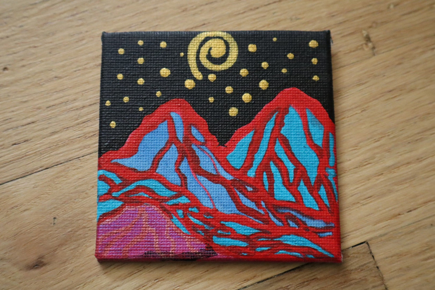 Magnet- Handprinted Canvas