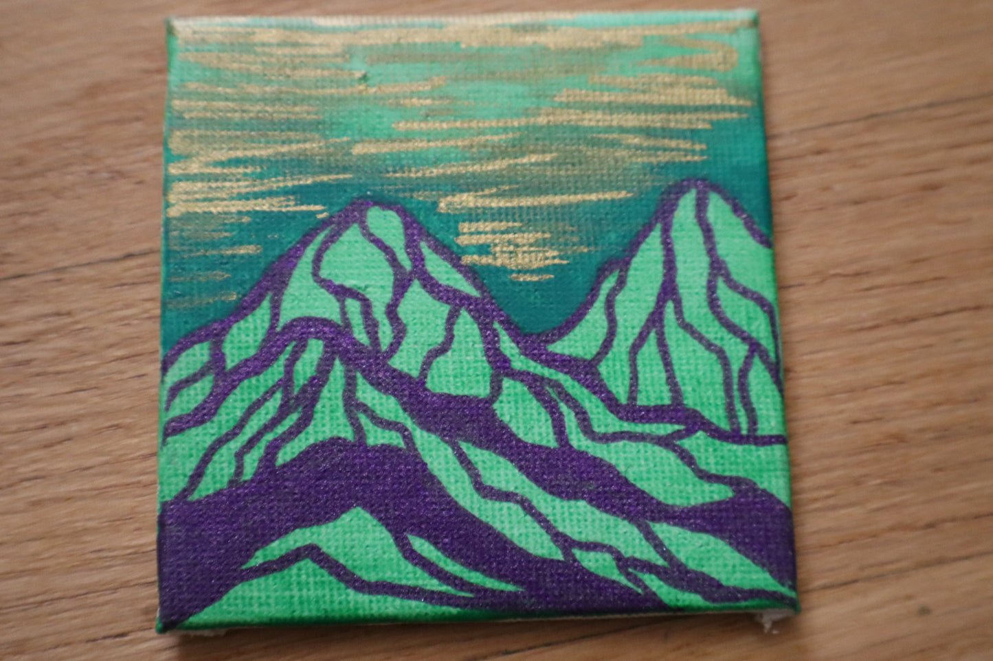 Magnet- Handprinted Canvas