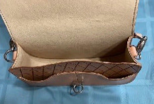 LeMonde Hand Tooled Leather Handbag