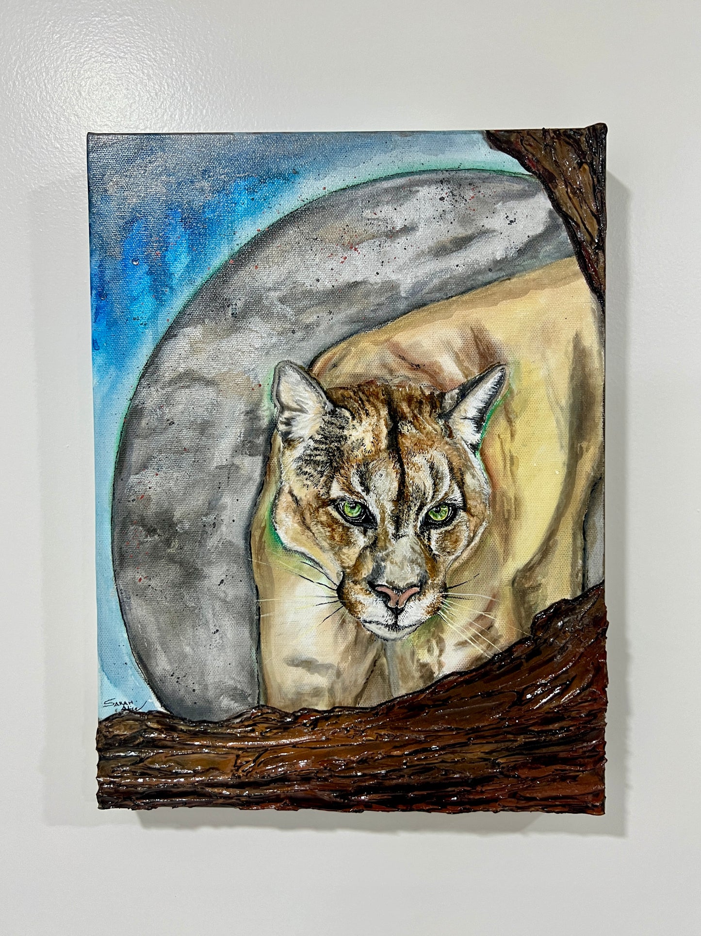 " Wild Solitude " Original Textured Painting