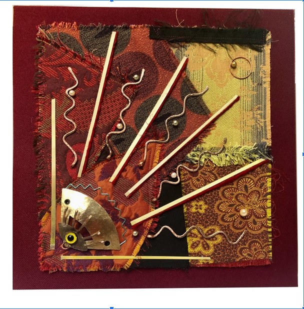 "Science and Whimsy" Mixed Media Wall Art