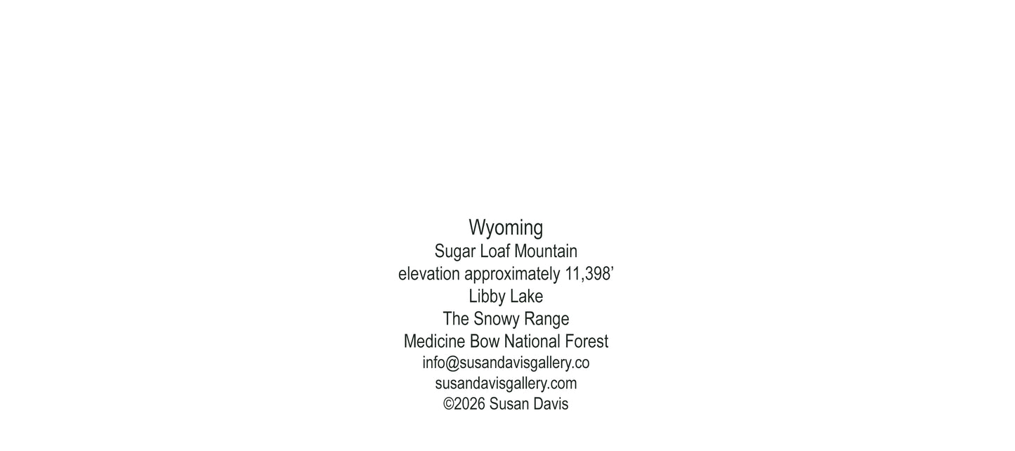 Greeting Card- Sugar Loaf Mountain and Libby Lake