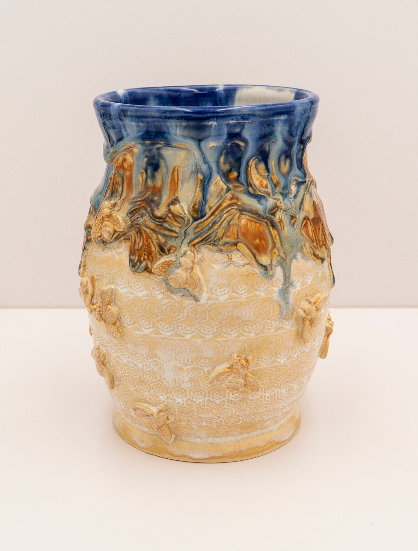 " Honey Bee " Stoneware Vase