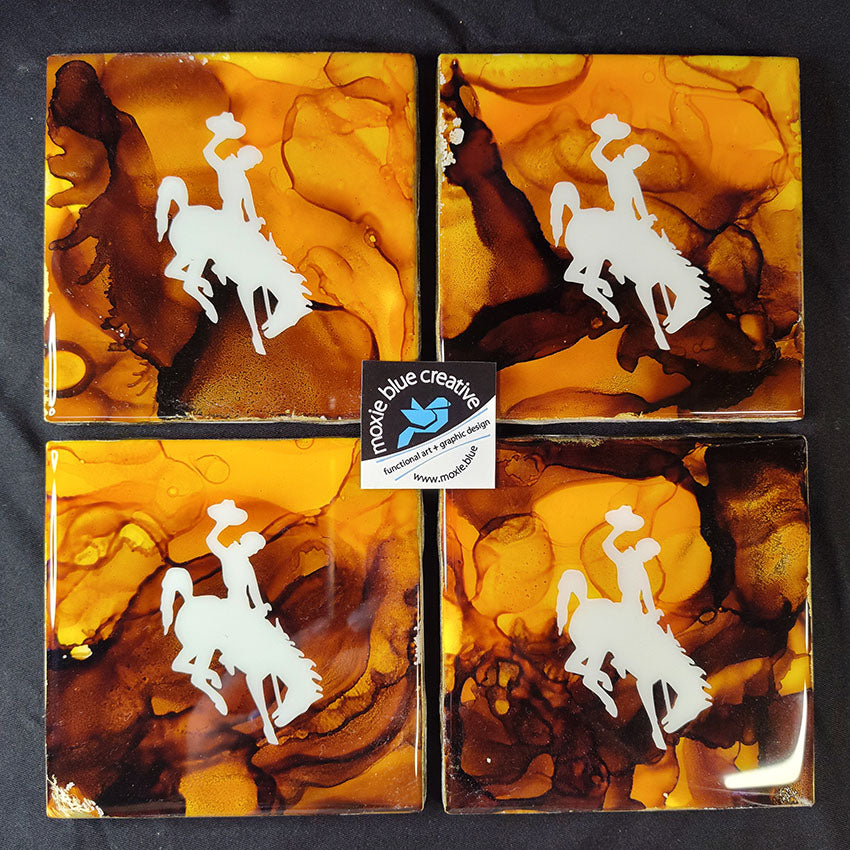 " Steamboat " Coasters Set of 4 ( 24009 )