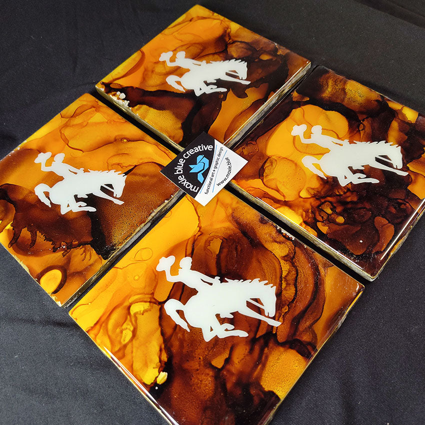 " Steamboat " Coasters Set of 4 ( 24009 )