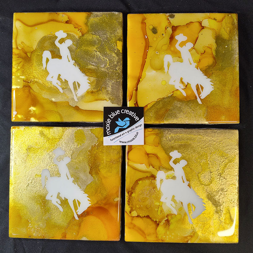 " Steamboat " Coasters Set of 4 ( 24010 )