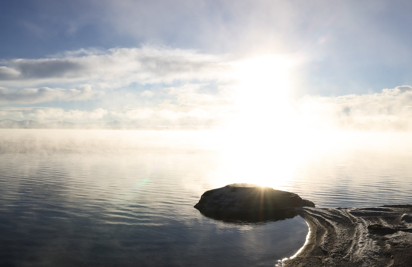 " West Thumb Sunrise " Photograph Print
