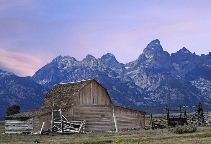 Matted Photo Print- "Moulton Barn Dream"