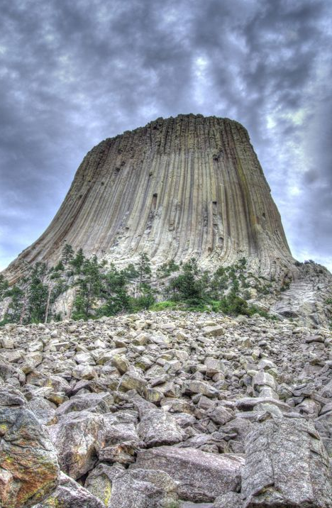 Matted Photo Print- "Bear Lodge" Devil's Tower