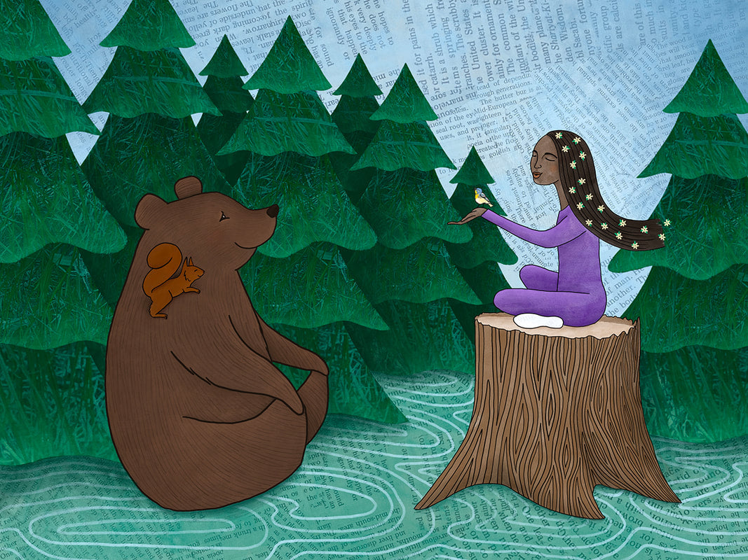 " Forest Tales " Art Print