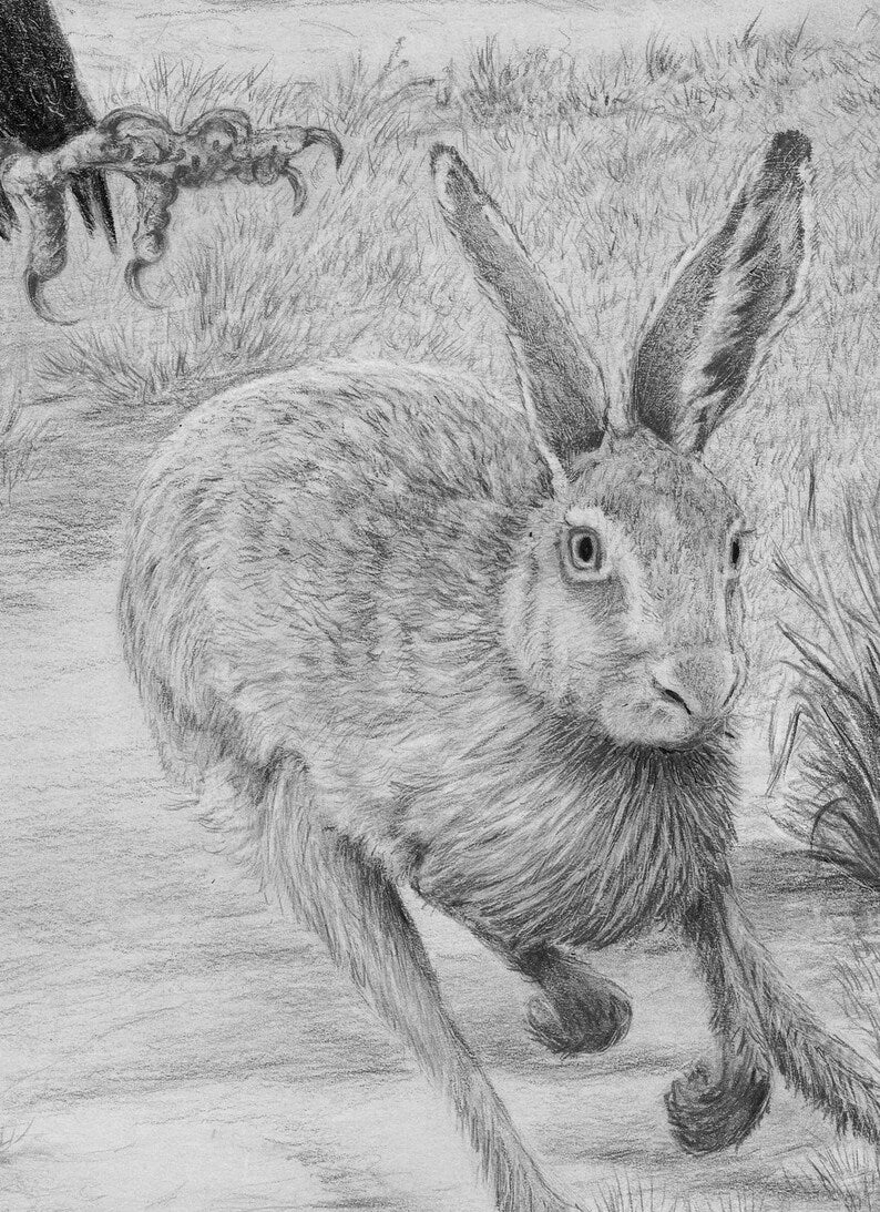 "The Quarry" Graphite Pencil Print