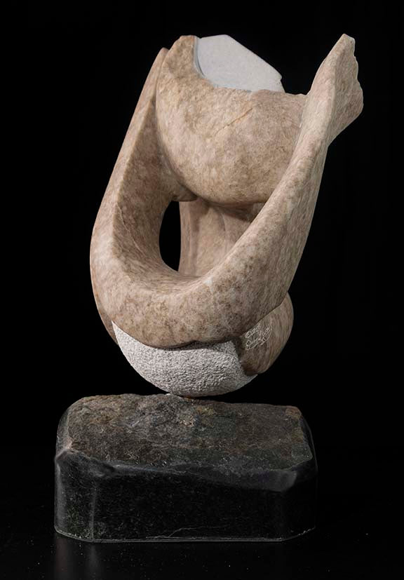 Sculpture-"Inner Twined"- Colorado Alabaster