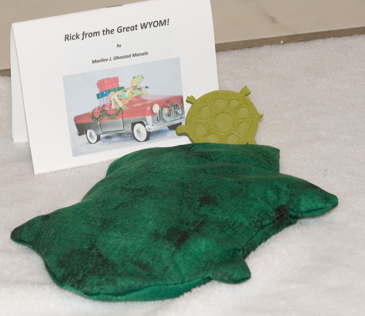 Rice Bag and Mini Book- Turtle and "Rick from the Great Wyoming"