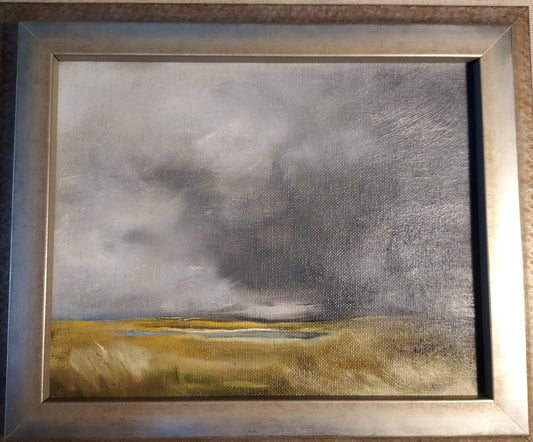 " Oasis on the Prairie " Original Oil Painting