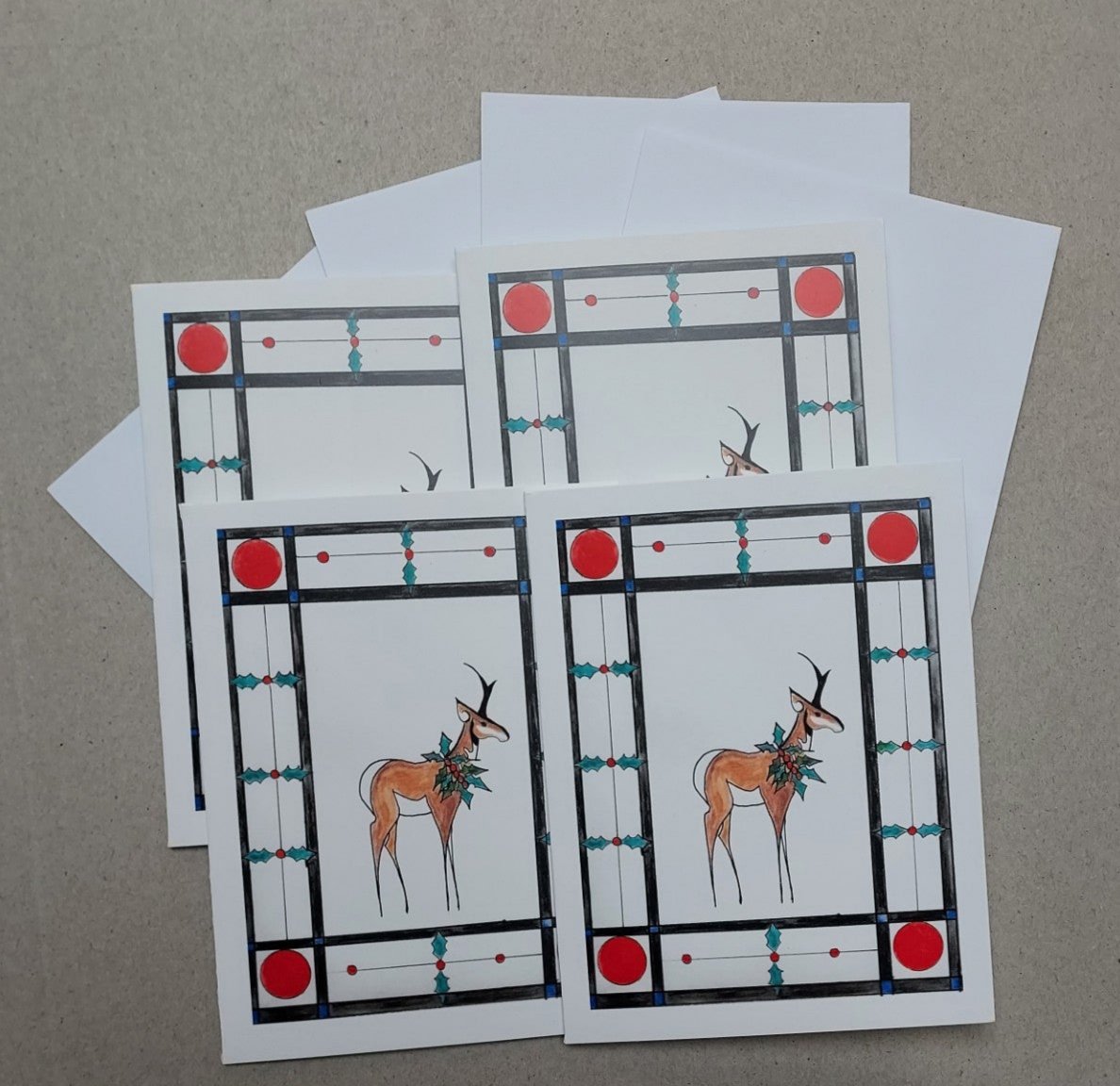 " Lope Christmas " Greeting Card 4 Pack
