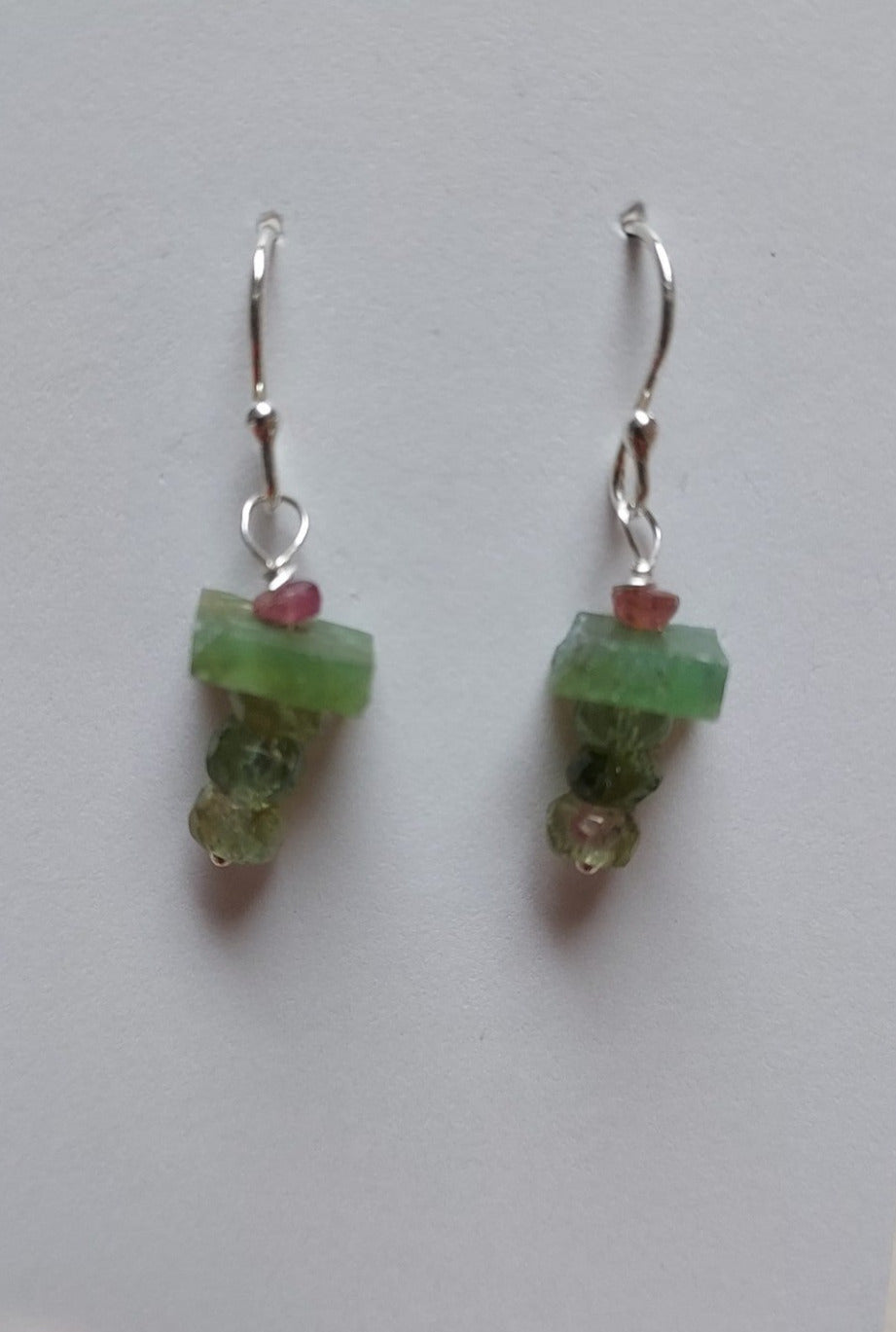 Wyoming Jade with Tourmaline Earrings