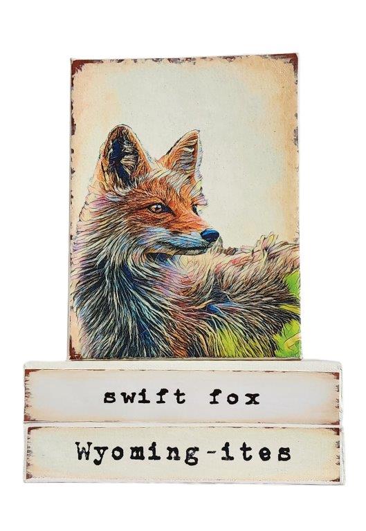 "Swift Fox  Wyoming-ites " Canvas Print