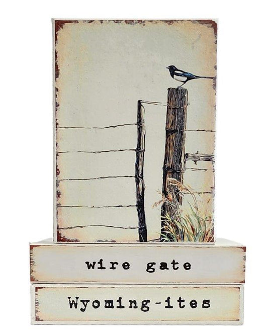 " Wire Gate Wyoming-ites " Canvas Print