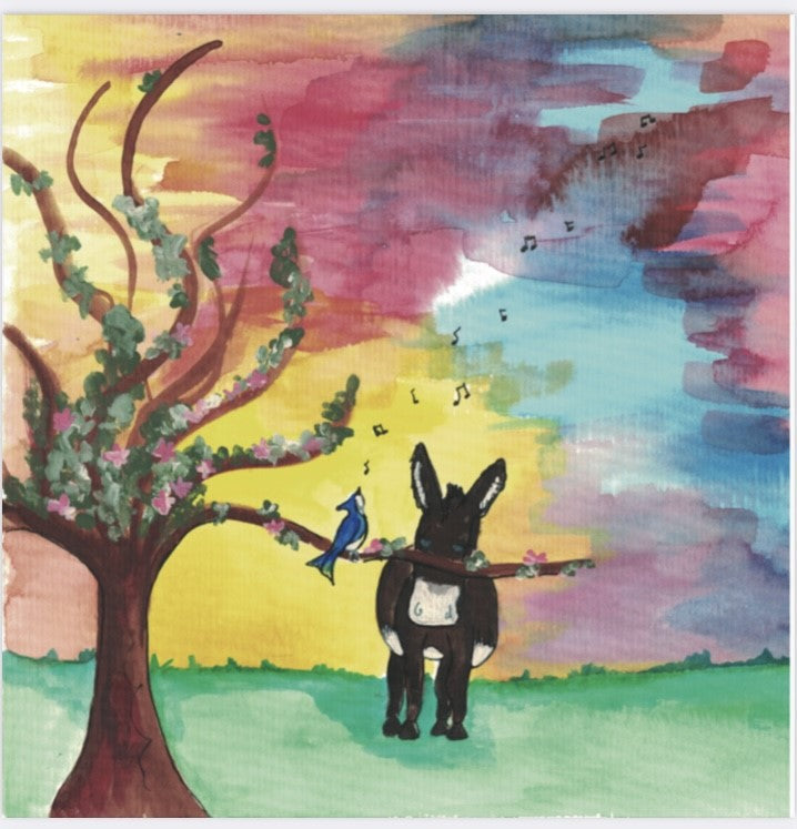 " The Donkey That Never Brayed " Children's Book