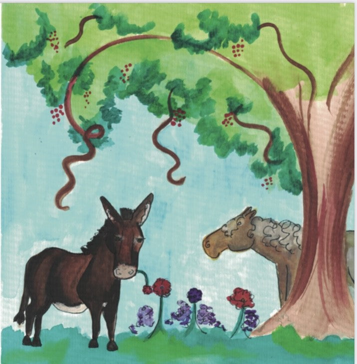 " The Donkey That Never Brayed " Children's Book