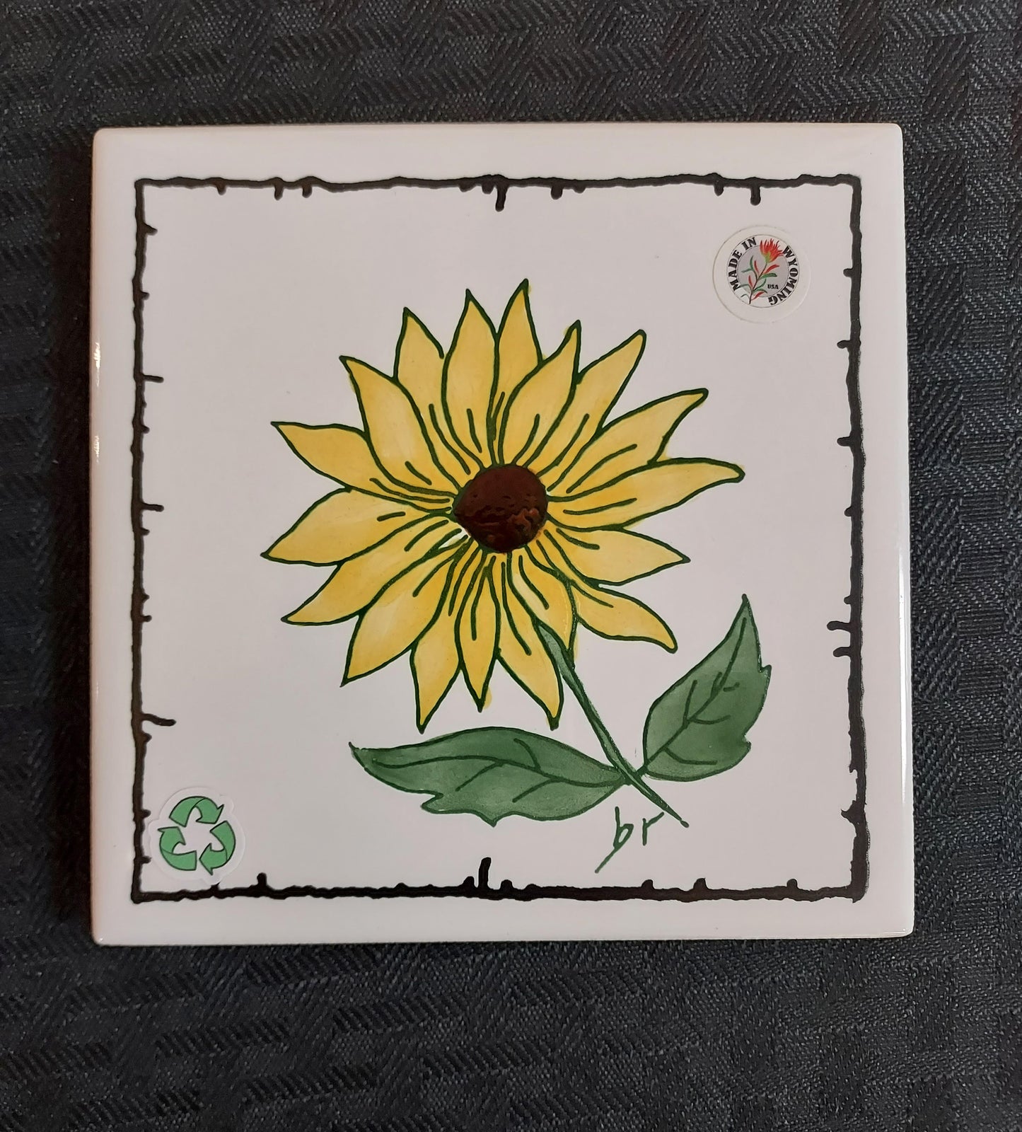Tile Coaster- Sunflower