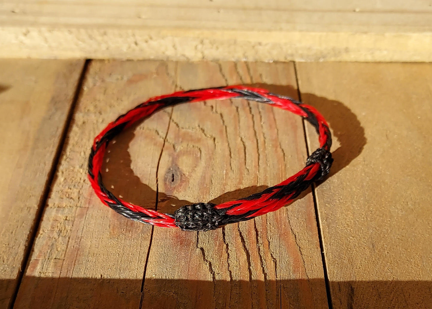 Hand Braided Horsehair Single Adjustable Bracelet