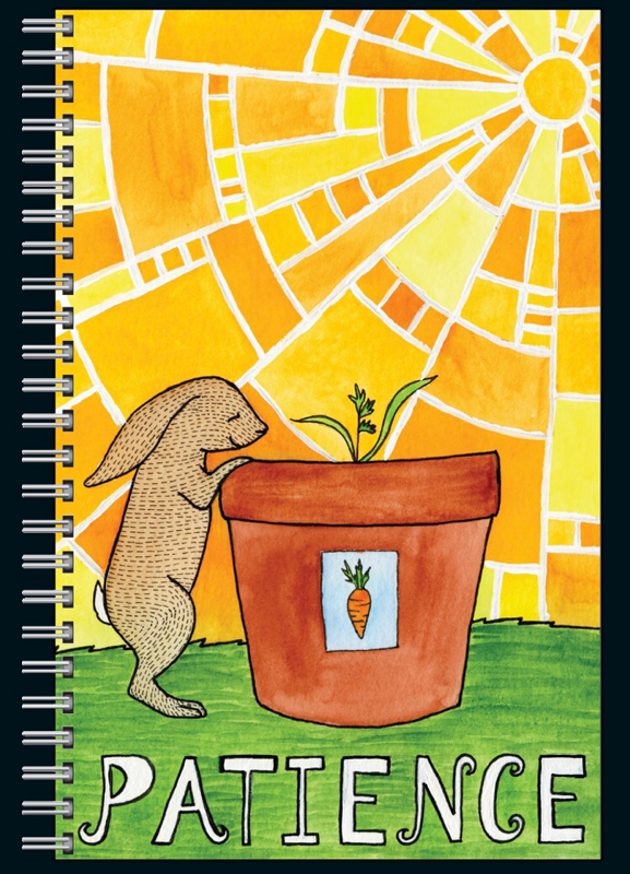 " Patience " Spiral Bound Notebook