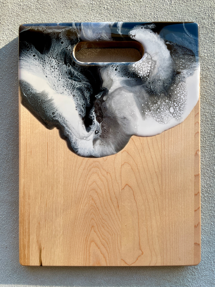 Artisan Mini Cheese Board / Cutout Handle Works of Wyoming Gift n Gallery