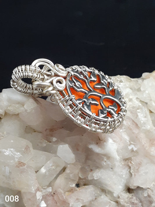 Necklace - Wire Wrapped Essential Oil Tree