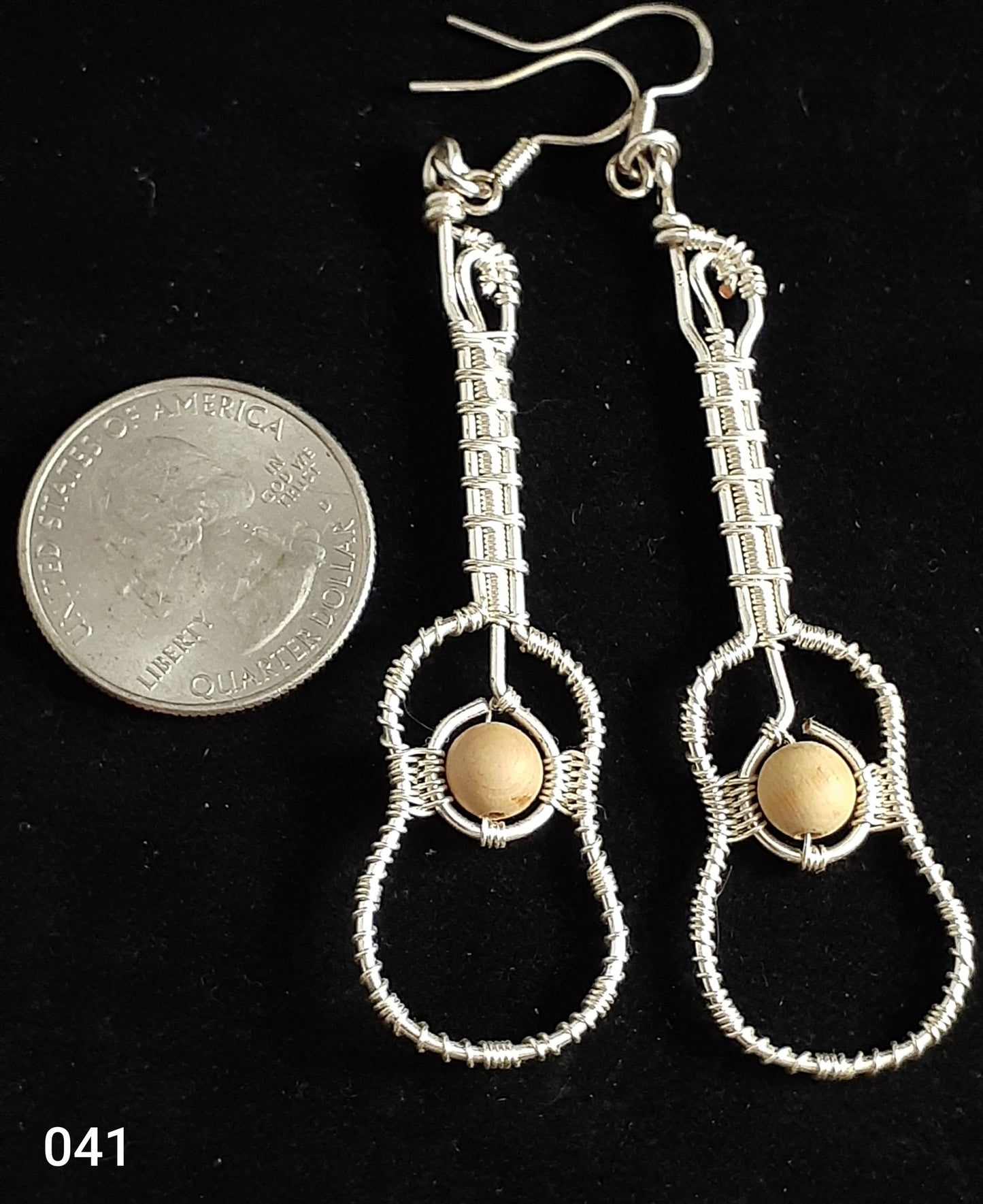 Essential Oil Guitar Earrings