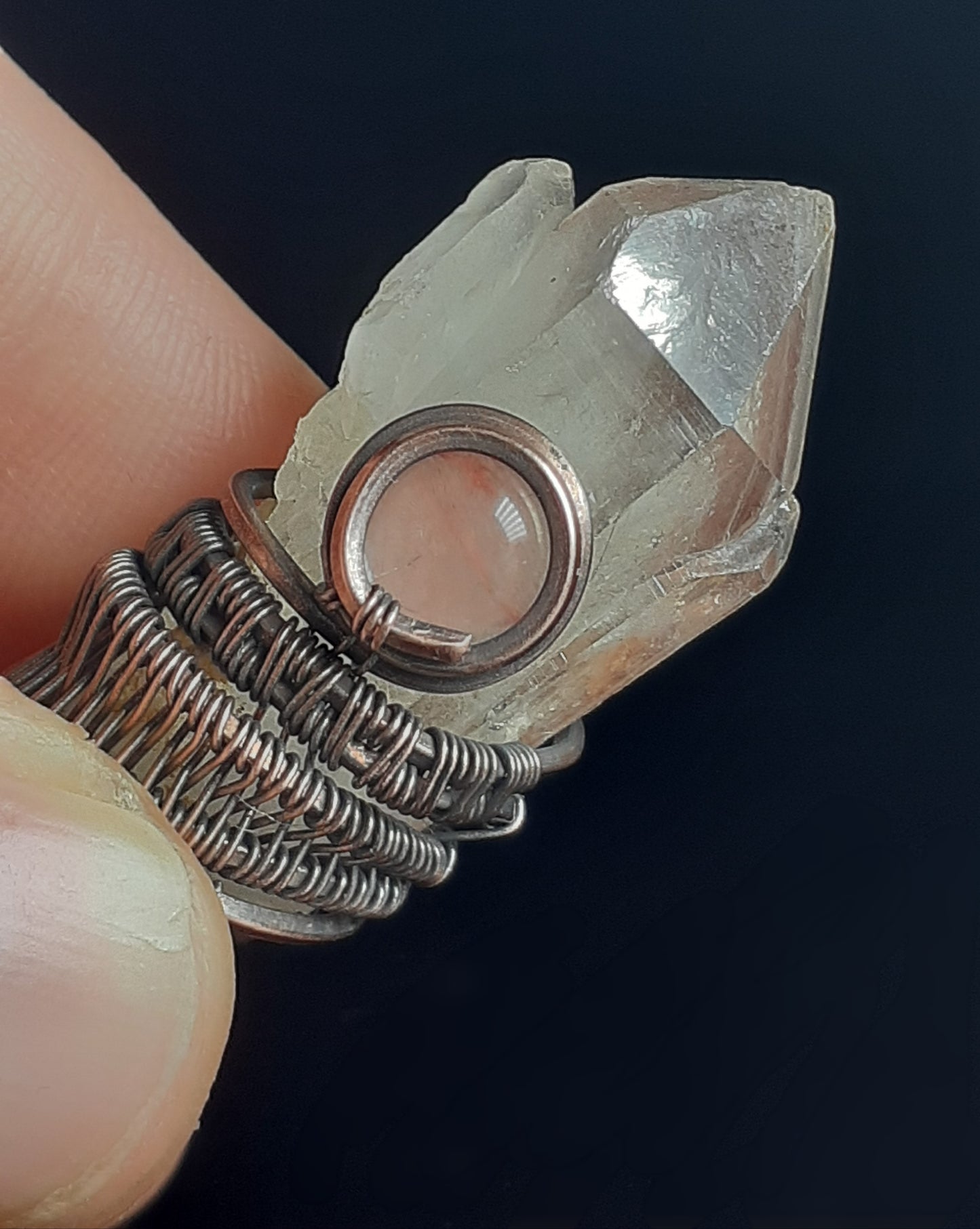 Lithium Quartz Point Pendant