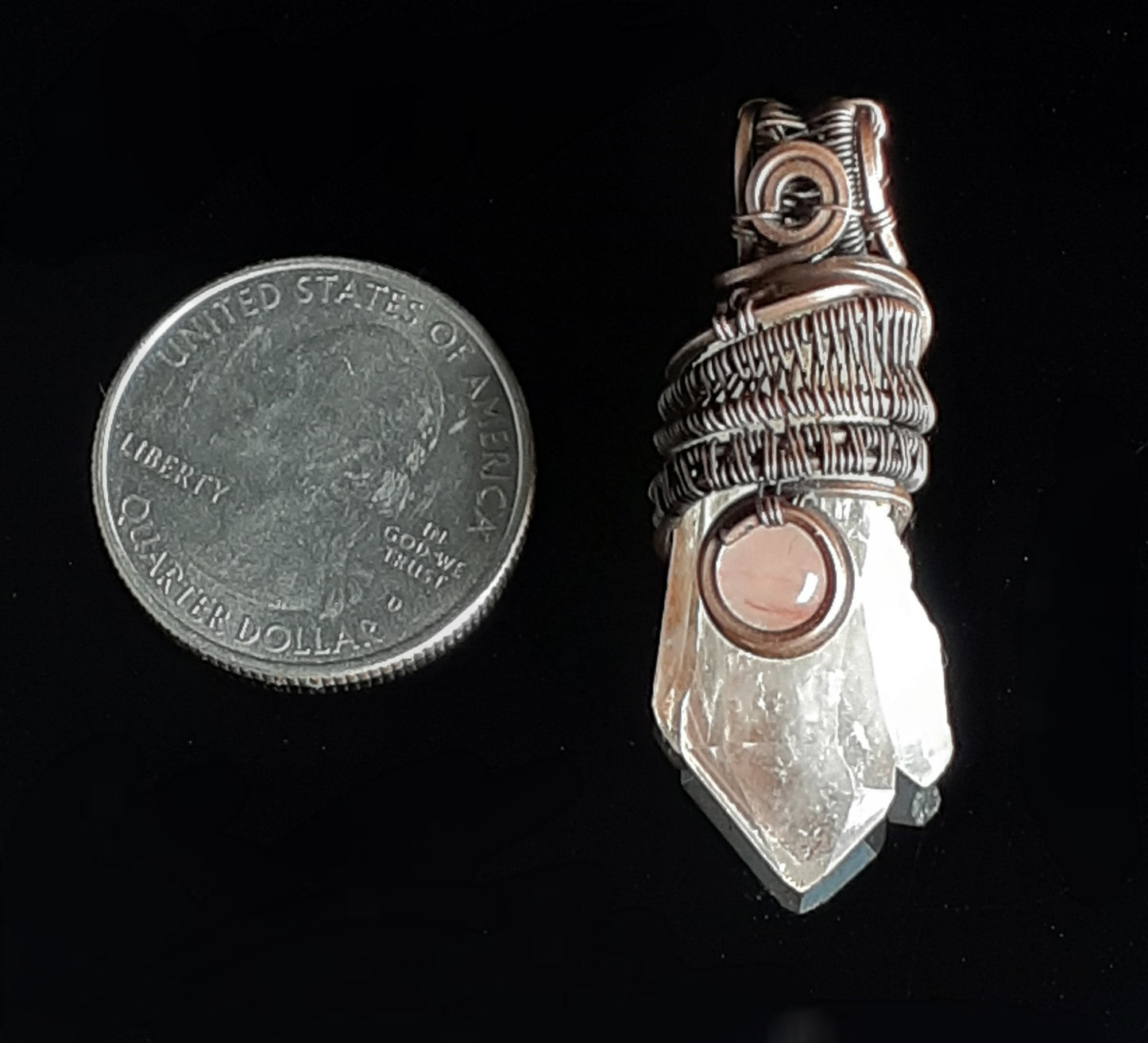 Lithium Quartz Point Pendant