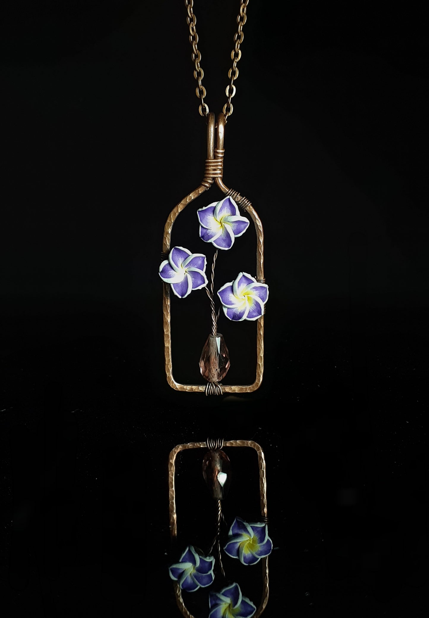 Plumeria Bouquet Pendant