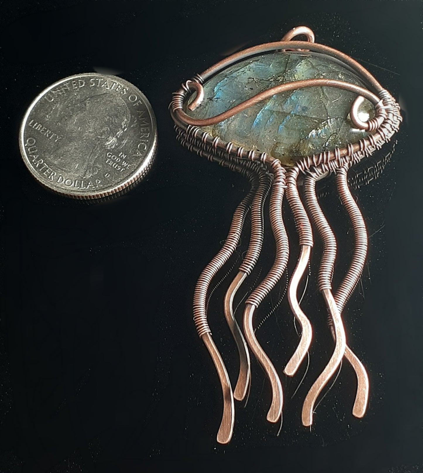 Laborite Jellyfish Pendant