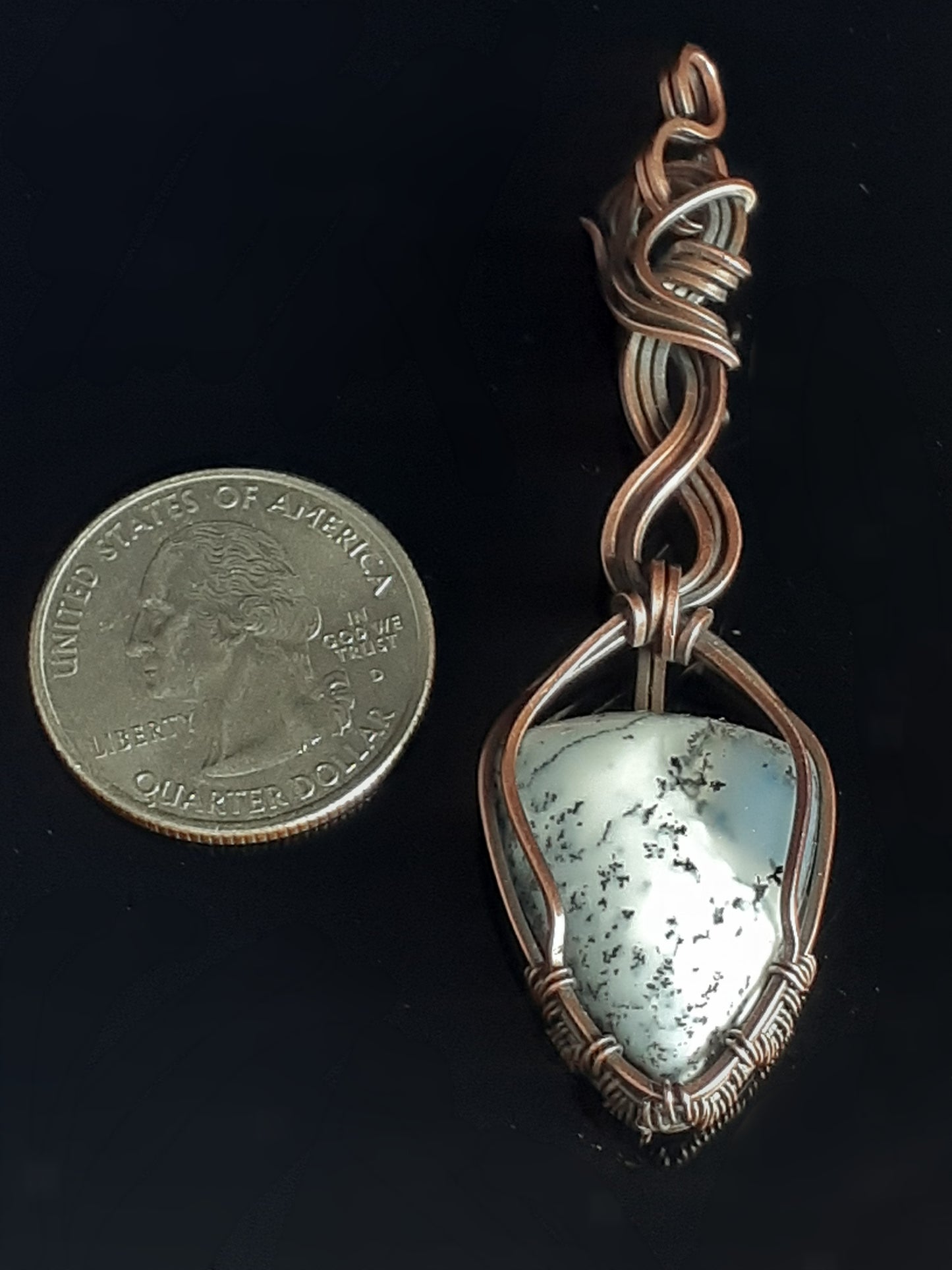 Dendritic Agate Pendant