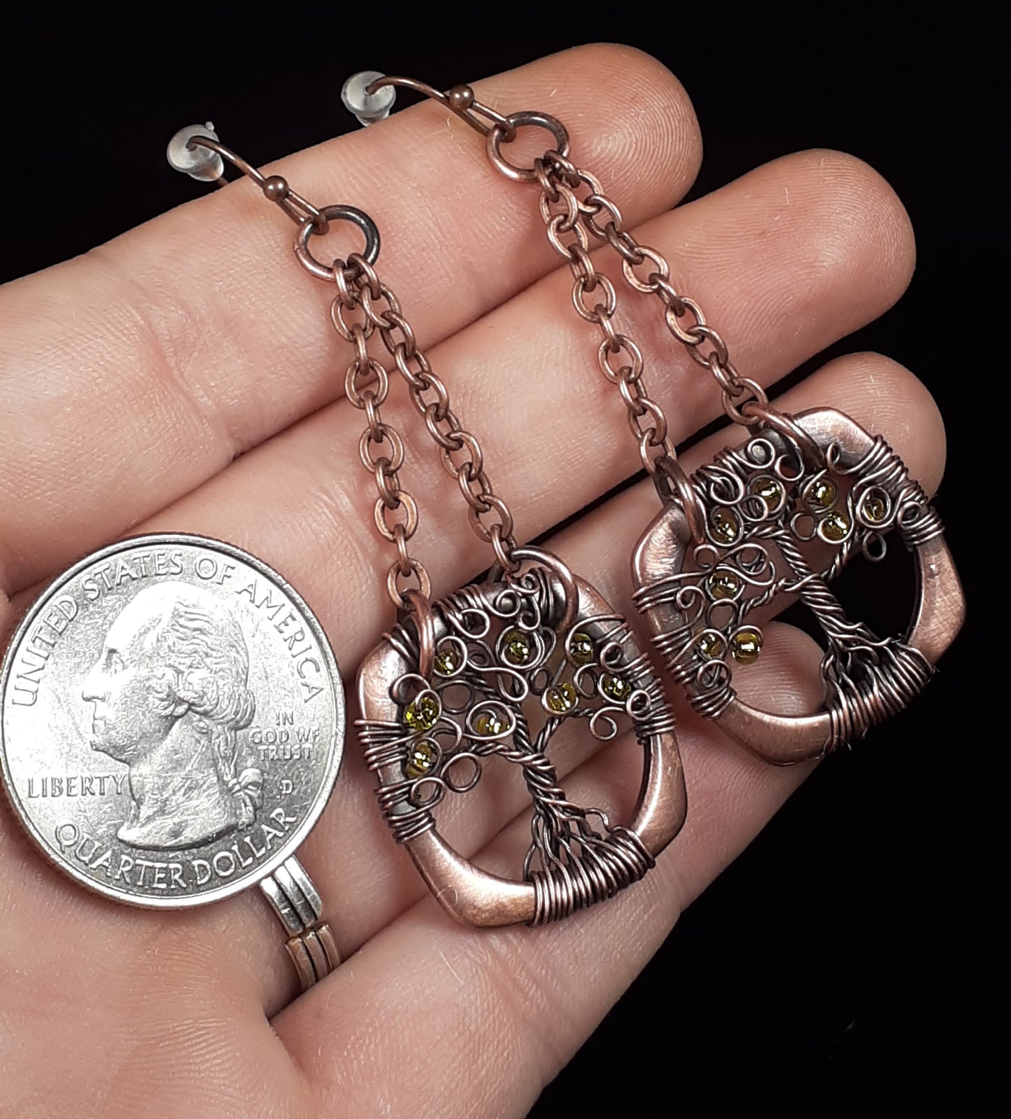 Tree Of Life Dangle Earrings