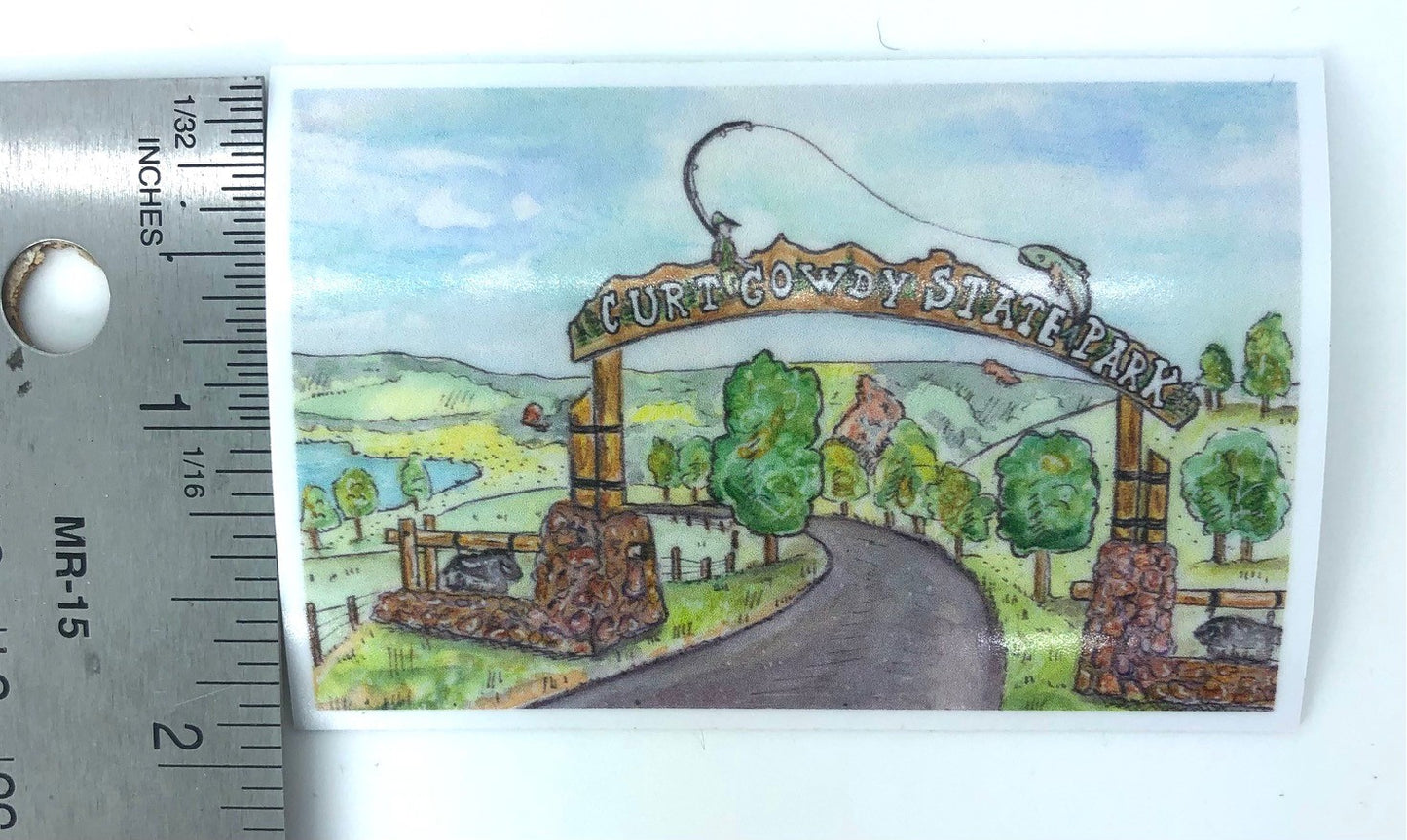 " Curt Gowdy State Park Sticker " Vinyl Sticker