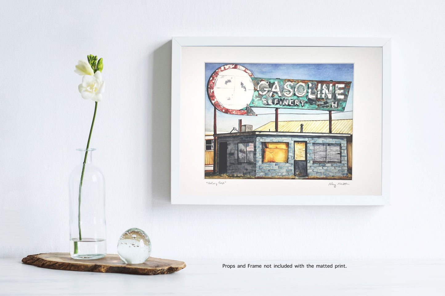 " Refinery Fresh " Fine Art Matted Print