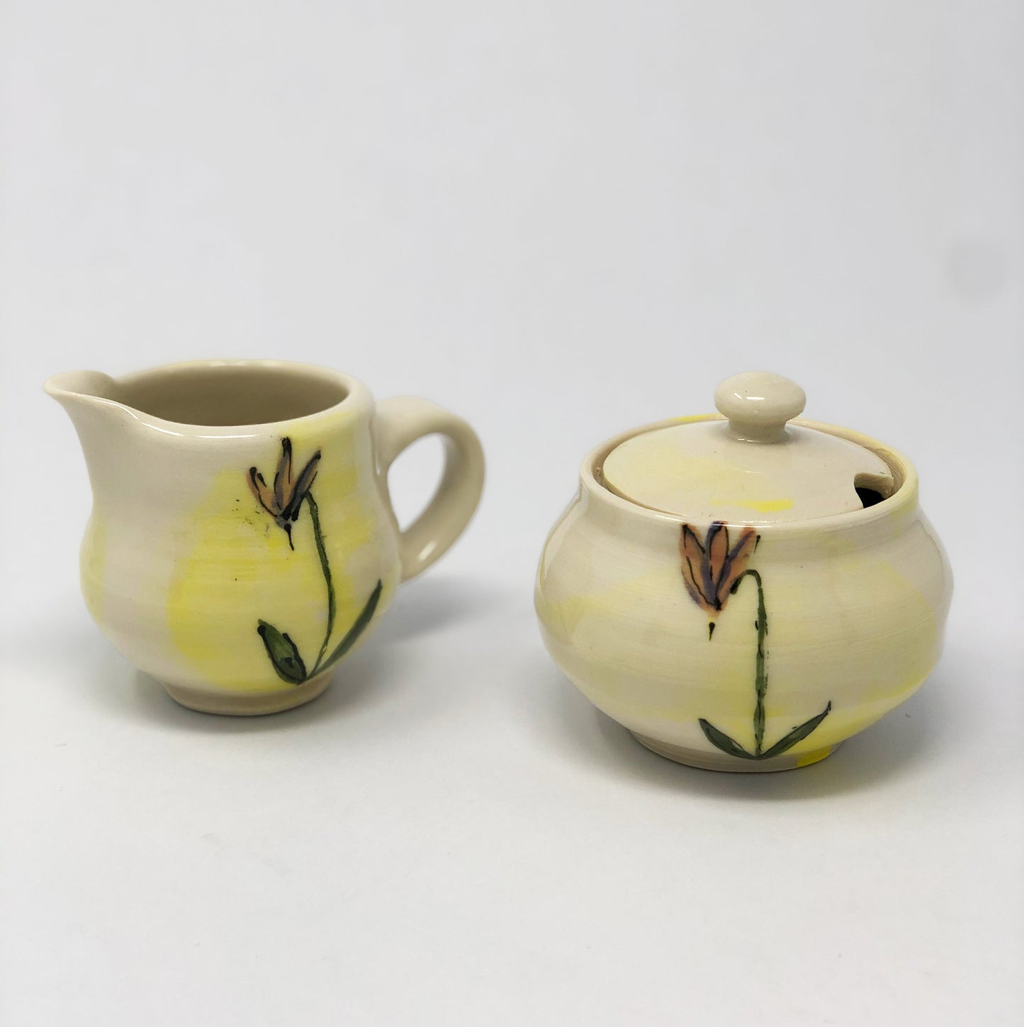 Sugar And Cream Set / Yellow