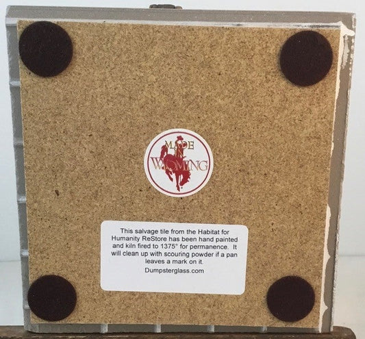 Trivet - " Steamboat " Wyoming Bucking Horse