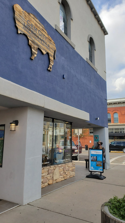 Works of Wyoming Gift n Gallery located at 300 South 2nd St in Historic downtown, Laramie,WY0