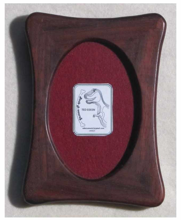 Purple Heart wooden picture frame