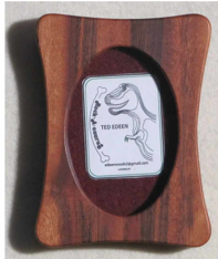 small wooden Goncalo Alves wooden frame