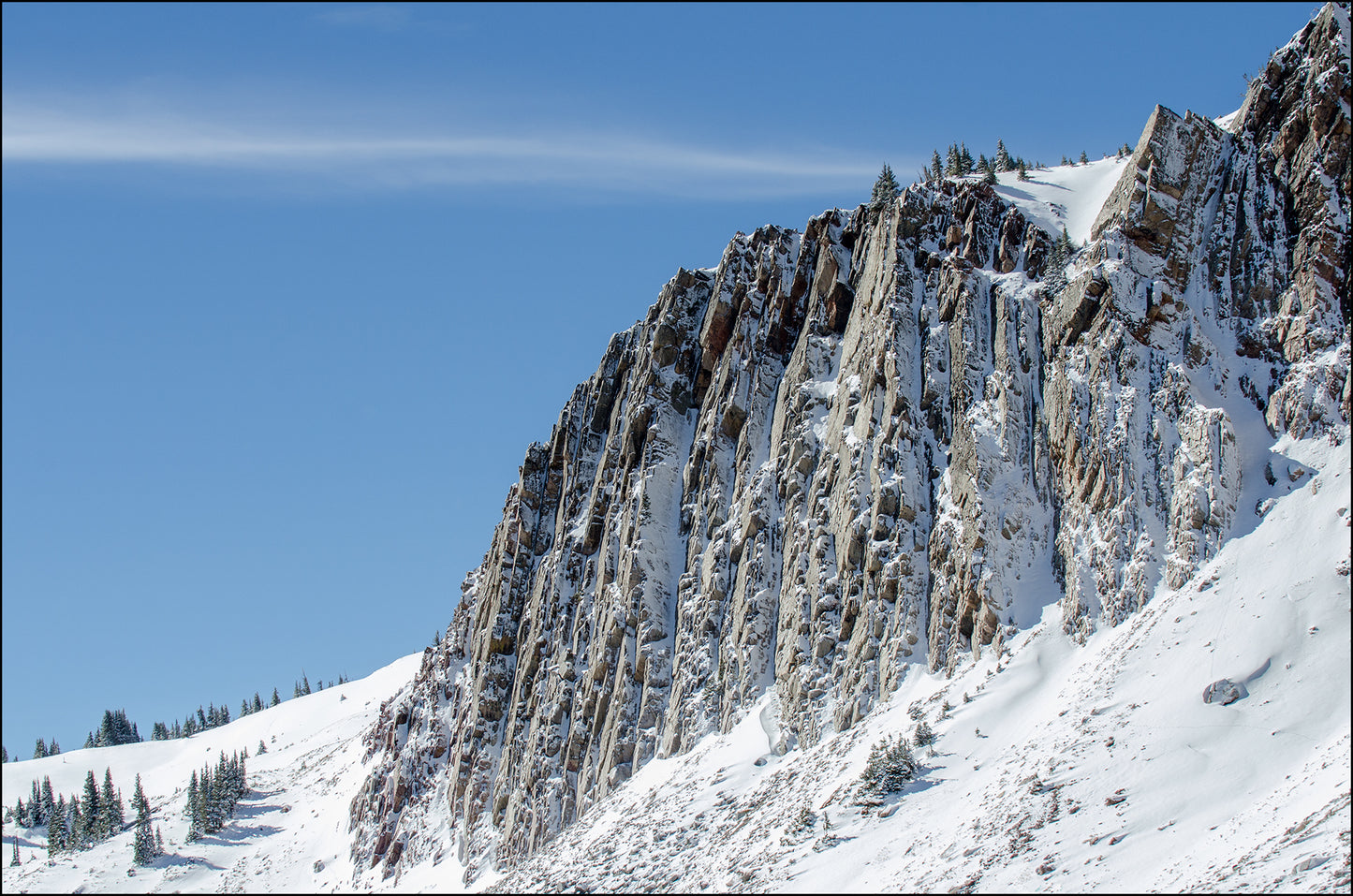 Greeting Card - "Schoolhouse Rock in Snowy Range"