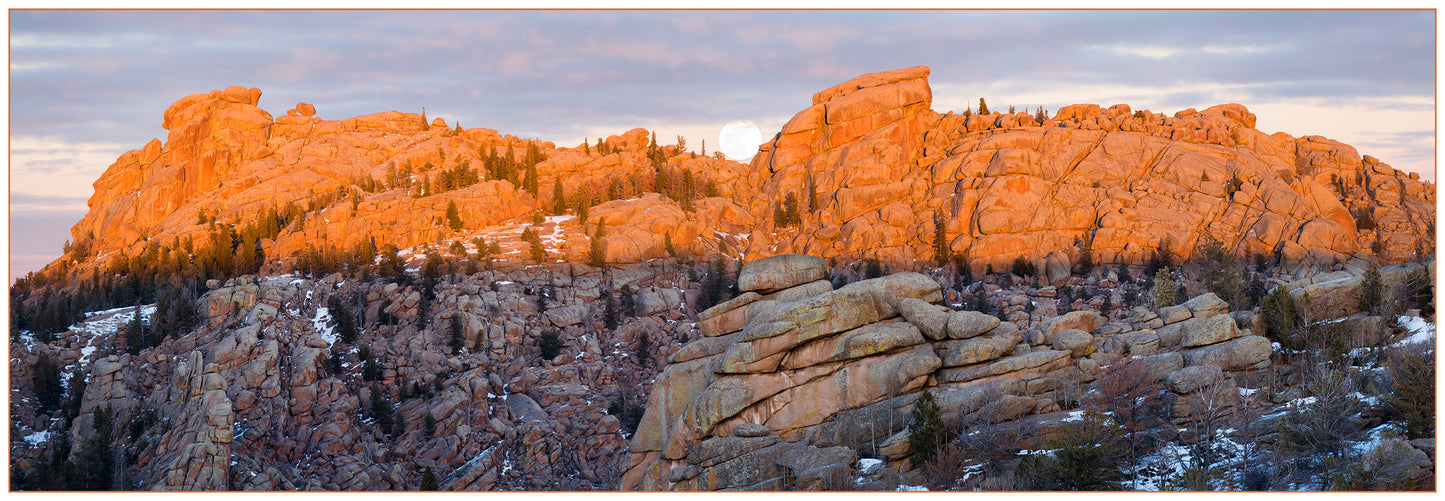 Greeting Card - "Vedauwoo Moonrise"