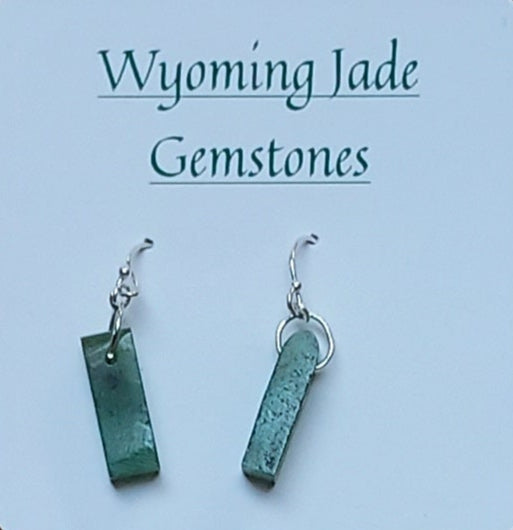 Wyoming Jade Stick Earrings