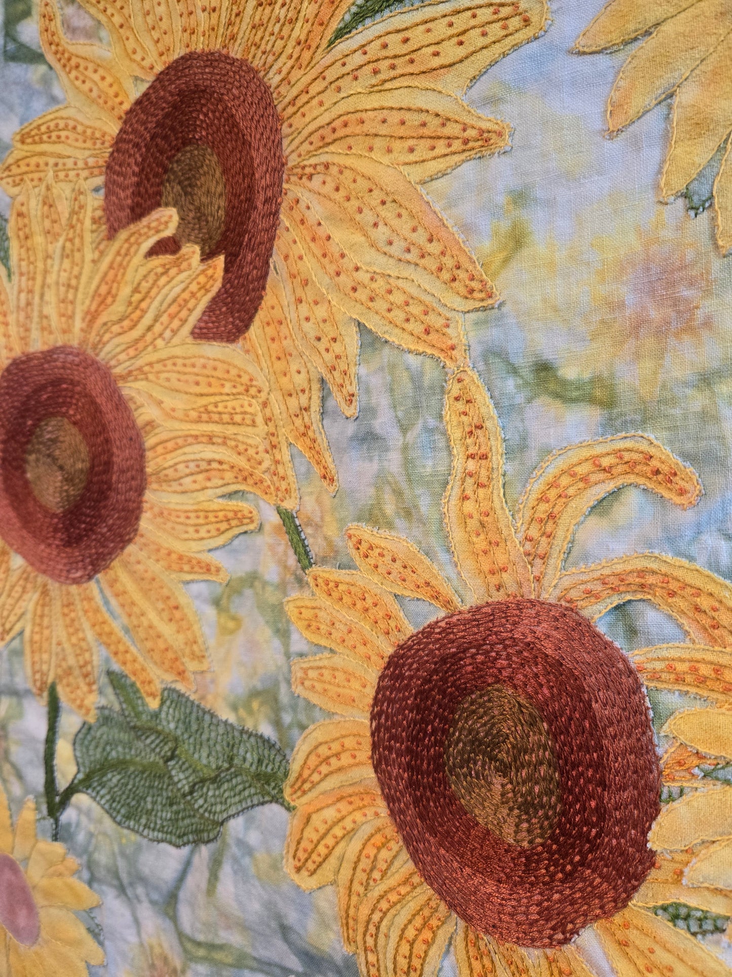 Wall Hanging Applique- Sunflowers