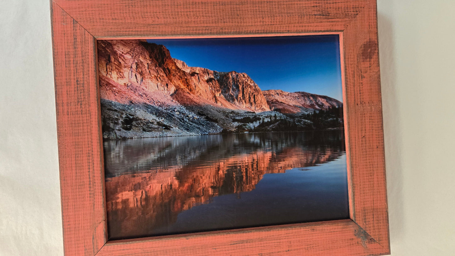 Photography Print Framed- "Snowy Range Sunrise " 11 x 14