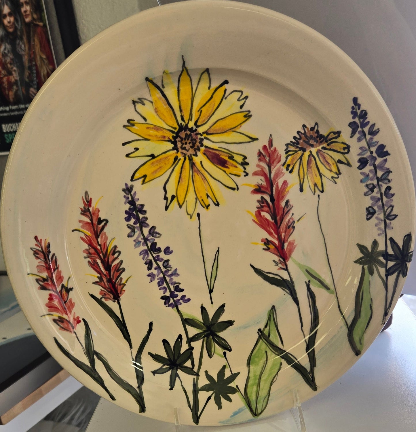Platter- Wyoming Wildflower Porcelain