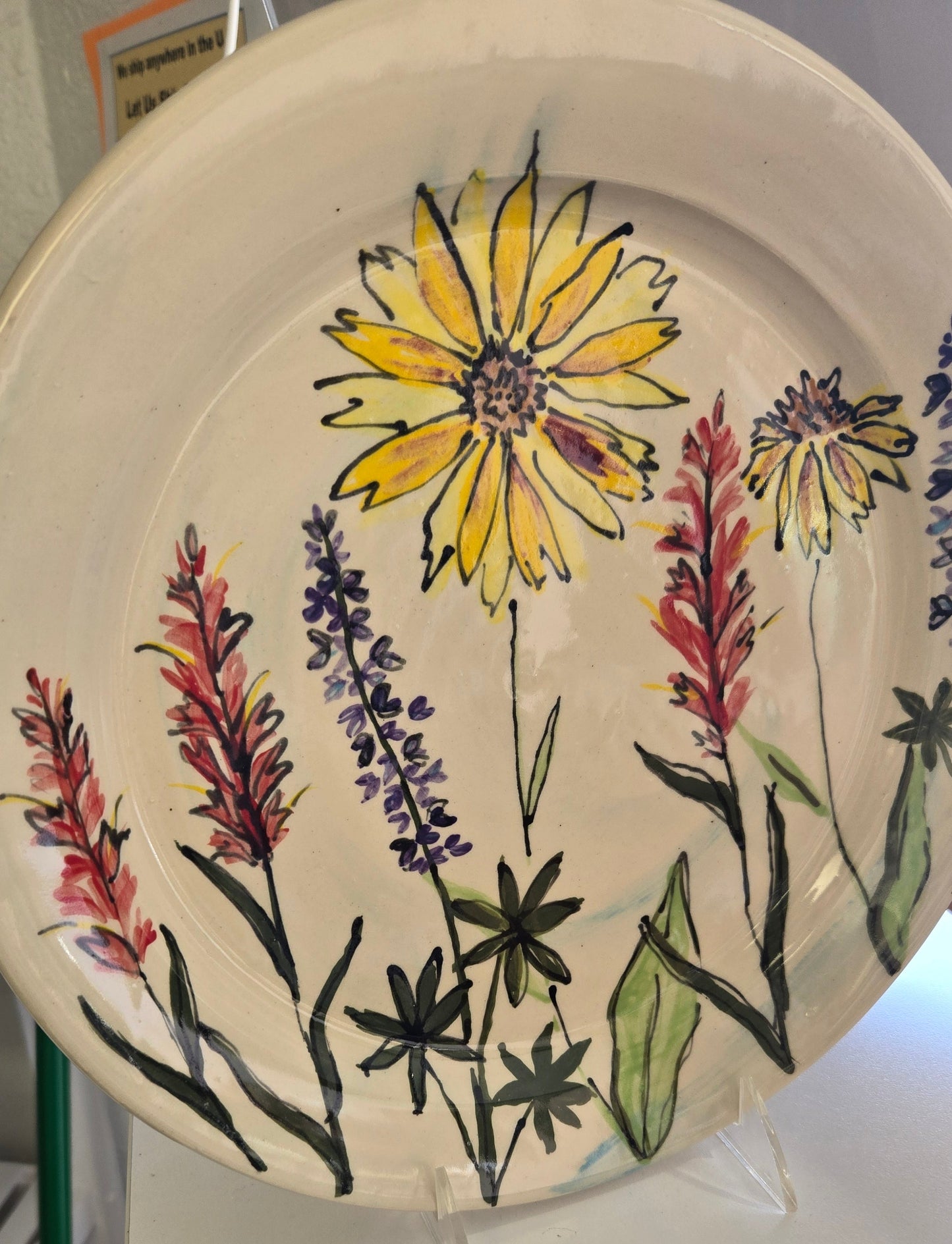 Platter- Wyoming Wildflower Porcelain